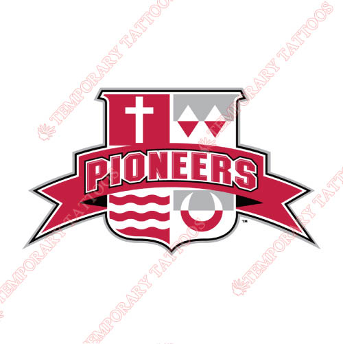 Sacred Heart Pioneers Customize Temporary Tattoos Stickers NO.6064